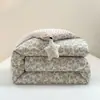 Colcha de Algodón Tejido Clase A con Forma de Frijol, Colcha de Soja, Colcha de Dibujos Animados para Niños de Primavera y Otoño, Colcha de Invierno, Colcha Gruesa Cálida Individual y Doble