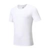 Playera de algodón de color sólido con cuello redondo, logo estampado, publicidad corporativa, camisa cultural, ropa de clase, DIY, ropa de trabajo para hombre y mujer, manga corta, bordado