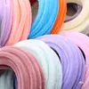 Kit de material de horquilla floral de terciopelo sintético ultradenso para horquillas y accesorios de pinza para el cabello hechos a mano estilo antiguo DIY