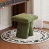 Estilo Minimalista Moderno Nórdico Taburete de Maquillaje Apartamento Pequeño Dormitorio Principal Tocador Taburete Bajo Diseñador Estilo Nuevo Silla de Tocador de Lujo Ligero
