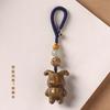Sándalo Verde Sándalo Dibujo Animado Lindo Colgante para Teléfono Móvil Palosanto Oso Llavero para Coche Colgante Mochila Accesorios de Mano