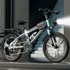 Bicicleta Niños de 6 a 12 Años 10 Niños y Niñas Estudiantes de Secundaria Bicicleta de Montaña Velocidad Variable Bicicleta de 18/22 Pulgadas