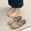 Mules cerrados estilo Birkenstock de suela gruesa para mujer, nuevos sandalias slip-on vintage primavera/verano 2026