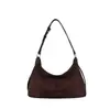 Bolsa de bolinho vintage fosca estilo francês, nova tendência outono 2026, bolsa de ombro, pequena bolsa transversal adequada para o trabalho diário e deslocamento