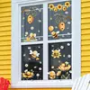 Brup Calcomanías Reutilizables de Abejas para Vidrio Adhesión Estática Sin Marcas Decoración para Ventanas del Hogar Calcomanías Br-Jd5316C