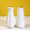 Vaso de Cerâmica Pequeno Fresco Hidropônico Vidro Transparente Arranjo de Flores Simples Branco Moderno Escandinavo Sala de Estar Decoração de Casa Enfeites