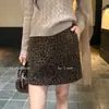 Falda LS retro elegante de leopardo, línea A, adelgazante, para mujer, Guangzhou Trece Filas, nueva colección principios de otoño 2026, 23731 #