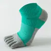 10 Pares Envío Gratis Calcetines de Cinco Dedos para Hombre Calcetines Finos de Verano Transpirables Malla de Empalme Calcetines de Cintura Baja Calcetines de Dedos Divididos Suministro Directo de Fábrica
