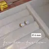 Pendientes de Bombilla de Perla Swarovski Estilo Ruth, Lujo Ligero, Sensación de Alta Gama, Versátiles para el Trabajo, Pendientes Elegantes para Mujer