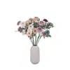 Flores artificiais e plantas verdes por atacado para decorações de casamento, incluindo buquês transfronteiriços estilo INS e fabricantes de flores artificiais