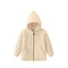 Chapéu de Elfo Bebê Jaqueta Outono Novo Estilo Meninos e Meninas com Capuz Espessado Quente Top de Lã Outerwear com Capuz