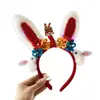 Diadema Roja de Año Nuevo para el Año del Caballo, Diadema Creativa de Palo Retorcido, Accesorio para el Cabello Luminoso para la Fiesta de Año Nuevo, Accesorio Festivo para el Cabello para el Festival de Primavera