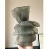Pinza de Plátano de Malla Esponjosa~Vibras Perezosas Estilo Hong Kong 2026 Nuevo Pinza de Moda para el Cabello Accesorio de Moda para el Cabello