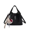 Bolsa de Mão Feminina Estilo Cesta de Design Exclusivo com Toque de Luxo, Bolsa de Ombro, Bolsa Transversal Tipo Balde, Novo Modelo Versátil Outono/Inverno 2025