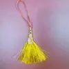 Accesorios para linternas del Festival de Medio Otoño una colección completa de linternas de bambú linterna pequeña Palo de madera de conejo borla para linterna barba Poste de hierro colgante dorado