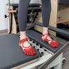 Meias Toesox qualidade nova gradiente yoga meias tie-dye sem calcanhar cinco dedos esportes pilates dispensando meias antiderrapantes