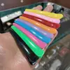 Presilha de Plástico Jelly Bico de Pato 8cm Transfronteiriça Cor Doce Jacaré Grampo de Cabelo para Cabelos Quebradiços, Franja e Separação