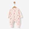 Roupas para Bebê Recém-Nascido Primavera Outono e Inverno Inicial Algodão Puro Base Quente Roupa de Monge Masculina e Feminina Macacão de Bebê