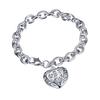 Jin Jiahua Venta Caliente Pulsera Hueca Chapada en Plata 925 Pulsera de Moda Precio de Fábrica en stock Venta Directa Pulsera Amor Amor