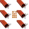 Tira de sellado de silicona resistente a altas temperaturas de fábrica para puerta y ventana, impermeable y a prueba de viento, tamaño personalizado