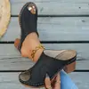 Nuevas Sandalias de Cuña Huecas de Talla Grande para Mujer para Comercio Exterior, Sandalias de Mujer con Punta Abierta y Suela Gruesa Estilo Europeo y Americano