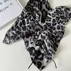 Diadema Versátil Estilo Francés con Estampado de Lunares y Leopardo Accesorio para el Cabello Oversize Goma Elástica para Coleta de Gama Alta