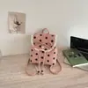 Mochila de Verano 2026 para Mujer con Adorno de Encaje Estilo Coreano de Chica Dulce Lunares Casual Retro Elegante Mochila Pequeña