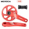 Bicicleta de Montaña Bielas Huecas Bielas Integradas CNC Bielas de Montaje Directo 32 Dientes 34 36 38t
