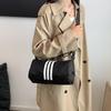 Nova Cor de Nylon Contraste Crossbody Bolsa Casual Texturizado Grande Capacidade Travesseiro Bolsa Viagem Fitness Ombro Bolsa Commuter Bag