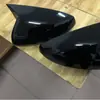Adequado para Volkswagen Polo 19-23 Capa de Retrovisor com Formato de Chifre, Capa de Carcaça de Retrovisor de Ré, Decoração de Modificação de Estrutura Protetora