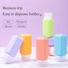 Frasco Dispensador de Silicone para Viagem, Portátil para Shampoo, Cosméticos, Gel de Banho, Frasco Pequeno, Loção, Creme para Mãos, Frasco Vazio