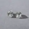 Moda Europea y Americana Vintage Concha Diseño de Nicho Versátil Pendientes de Aguja de Plata S925 Personalidad Única Temperamento Pendientes de Otoño e Invierno