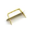 Puente de arco con base dorada y asa de pie, caja de joyería, caja de regalo, pasador de metal, accesorios de hebilla, suministro de fábrica