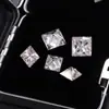 Wuzhou Yongjia Piedra Preciosa Color D Cuadrado Moissanita Piedra Preciosa de Forma Irregular Piedra Preciosa Artificial Incrustada con Moissanita Piedra Suelta