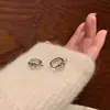 Pendientes de Cinturón con Forma de Corazón Estilo Hong Kong Pequeños y Modernos Clip para Cartílago de la Oreja Hebilla de Oreja de Cinturón de Corazón Pendientes de Clip para Oreja sin Perforación Personalizados