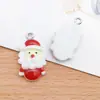 Mistura 11 Natal Tridimensional Resina Floco de Neve de Natal Árvore de Natal Meia de Natal Pingente Pulseira joias DIY acessórios