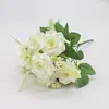 Rosa de simulación Día de San Valentín decoración de camino de boda en casa techo adornos para sala de estar flores flores artificiales venta al por mayor