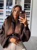 Chaqueta de Invierno Acolchada para Mujer con Cuello Alto, Estilo Nuevo, Popular en Amazon para Comercio Electrónico Transfronterizo en Europa y América