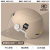 Casco de coche eléctrico con certificación 3c para mujer, invierno cálido, cortavientos, motocicleta, universal para cuatro estaciones, medio casco, casco de seguridad para otoño e invierno