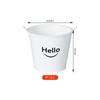 Balde de imitação de lata pequeno Balde de flores Balde de flores Plantação verde Conjunto de plantio carnudo Vaso Balde decorativo de mesa Mini vaso de flores de plástico