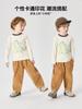 Camiseta de Manga Larga para Niños Ropa de Otoño Ropa de Bebé Ropa Infantil 2026 Nueva Camiseta Básica para Niños Pequeños Estilo Moderno Primavera y Otoño