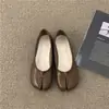 Zapatos planos para mujer de estilo coreano, sin cordones, punta fina, para comercio exterior transfronterizo, versátiles, estilo abuela, zapatillas tipo frijol