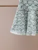 Vestido de Verão Novo de Renda Pesada Floral Leve de Luxo para Mulheres de Alta Costura Shenzhen Nanyou, Cintura Marcada, Sem Mangas, Redutor de Idade
