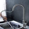 Grifo de cocina dorado acero inoxidable SUS304 extraíble fregadero grifo dorado transfronterizo Amazon