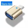 Adaptador OTG tipo C para USB 3.0 tipo fábrica adaptador leve para carro Leitor de Cartão de Pen Drive Recarregável