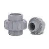 Unión CPVC Tubería de Suministro de Agua Industrial Accesorios de Tubería Junta de Tubería de Agua Plástico Gris Claro Unión de Tubería de Agua Directa