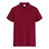 Camiseta de manga curta de verão, nova camisa POLO, versátil e estilosa, corte solto com gola de lapela, camiseta masculina de manga curta de cor sólida da moda para o verão