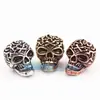 Accesorios para joyería diy serie de calaveras para hombre con microincrustaciones cuerda de paracaídas con cuentas cuentas sueltas de agujero grande