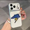 Funda de Teléfono Mundo Nube de Trueno para iPhone 16 Pro Max Apple 17 Funda de Cambio Rápido Galvanizada 17 Pro Funda Suave