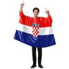 Nueva ropa con estampado digital de bandera nacional para carnaval callejero transfronterizo de comercio exterior, ropa de ambiente, ropa para espectáculos escénicos